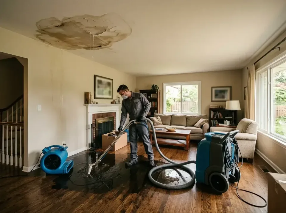 attic-pipe-burst-ceiling-drip-008 — frequently asked questions, Water Damage Restoration & Carpet Care in Campbell, OH